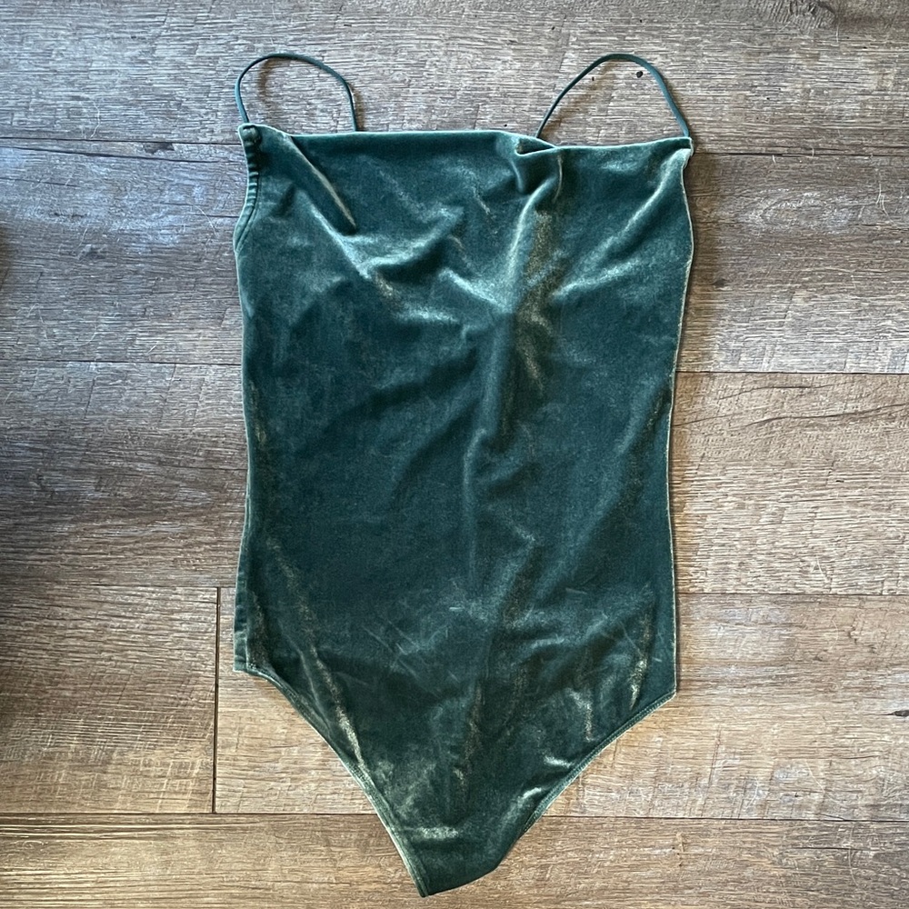 Abercrombie & Fitch Velvet Bodysuit